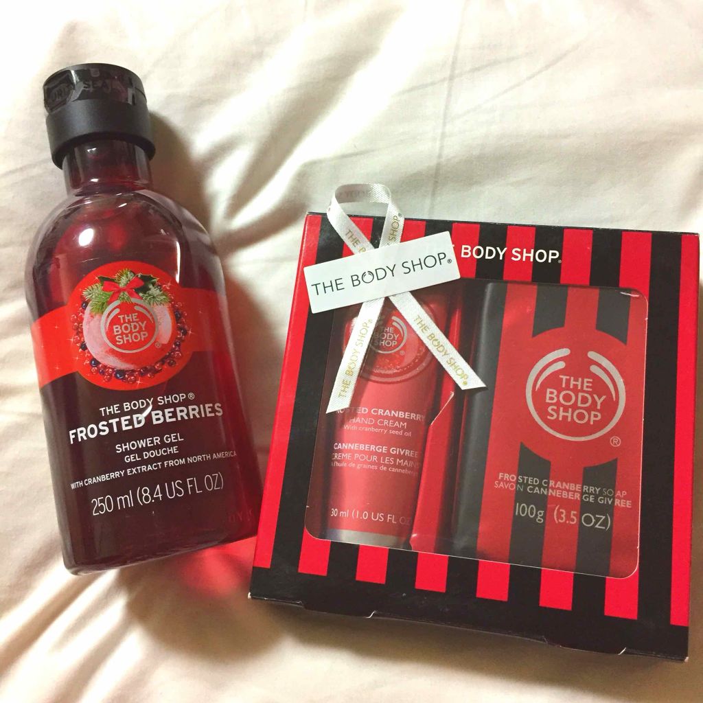 ハンドクリーム フロステッドベリーズ/THE BODY SHOP/ハンドクリームを使ったクチコミ（1枚目）