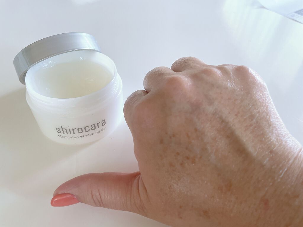 shirocara薬用ホワイトニングジェル/shirocara/オールインワン化粧品を使ったクチコミ（2枚目）