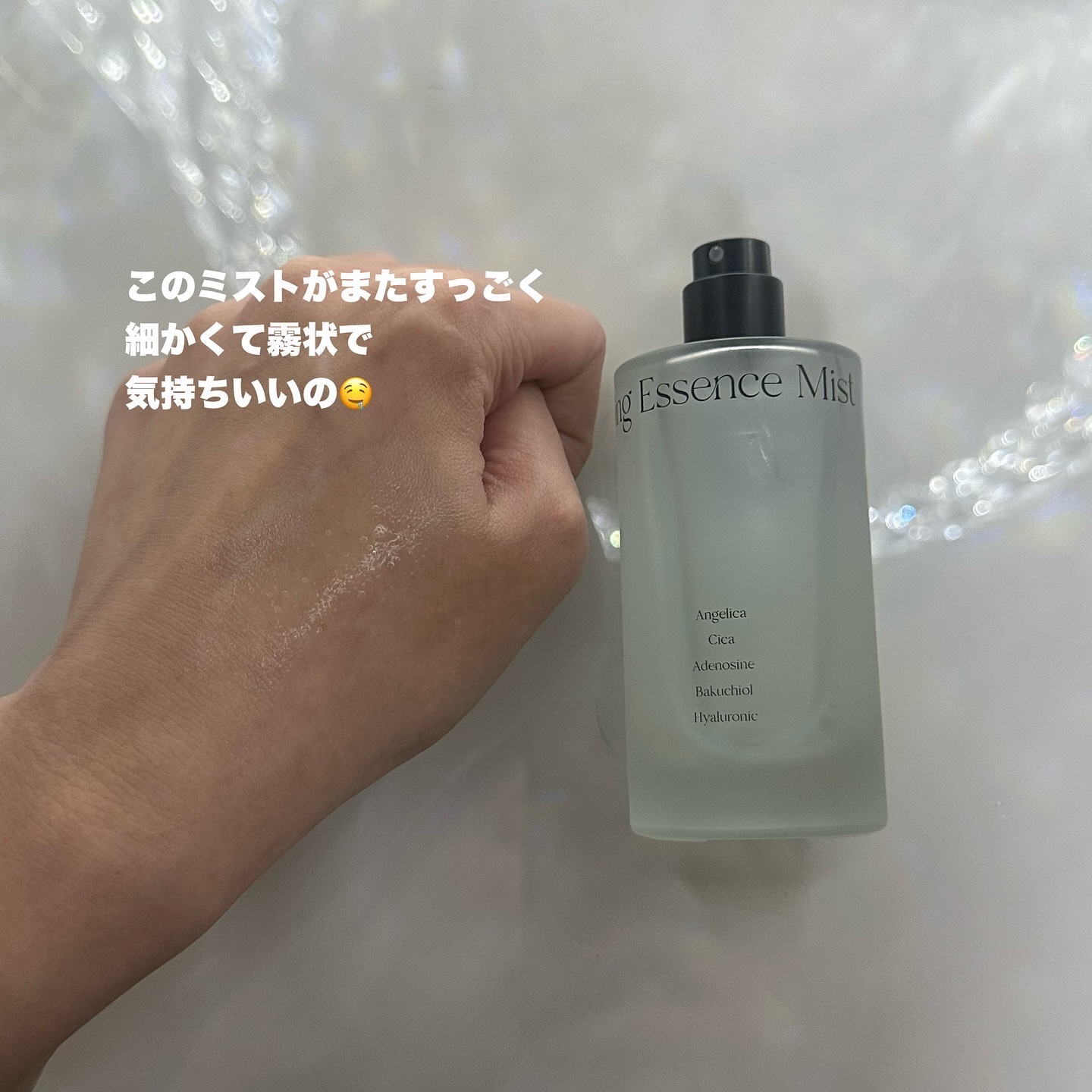 アンジェリカ·カーミングエイジングエッセンスミスト/LASSIE'EL/ミスト状化粧水を使ったクチコミ（3枚目）