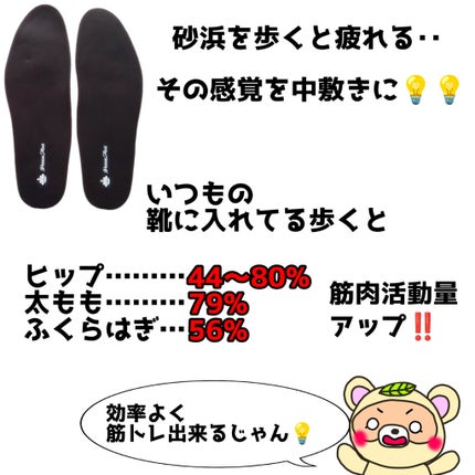 スタイルアップインソール スナトレ/木原産業/その他フィットネスを使ったクチコミ(2枚目)