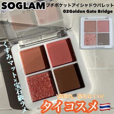 プチポケットアイシャドウパレット/SO GLAM/パウダーアイシャドウを使ったクチコミ（1枚目）