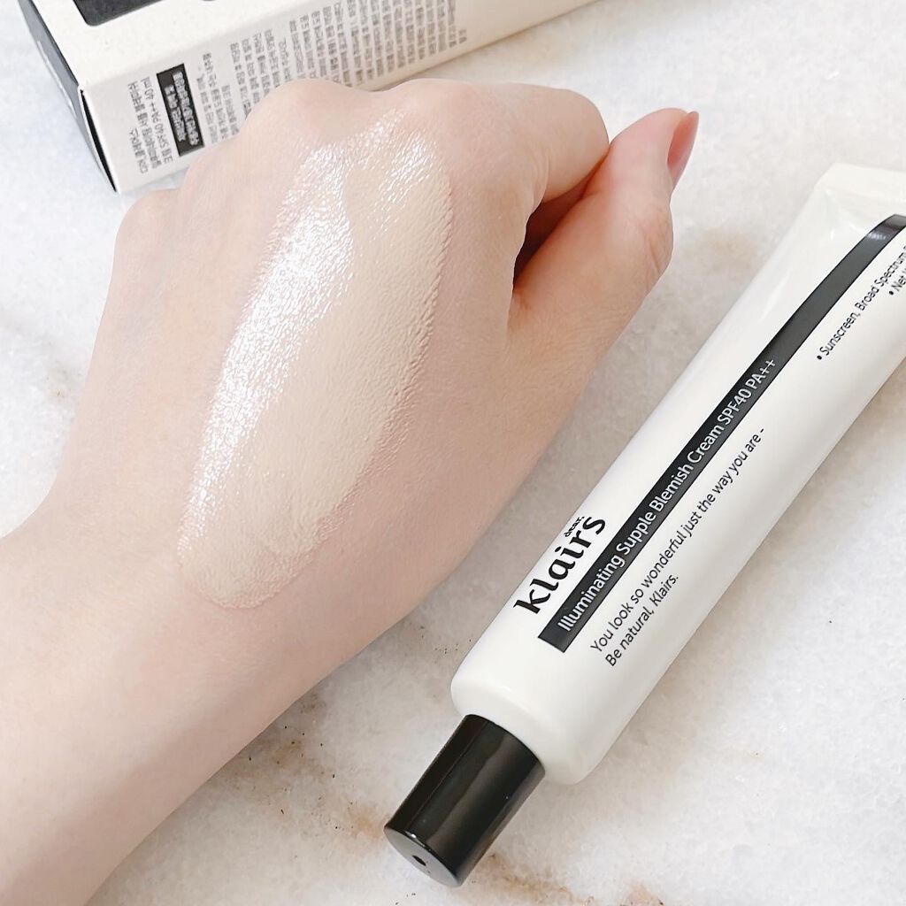 イルミネーティングサプルブレミッシュクリーム(40ml)/Klairs/化粧下地を使ったクチコミ(4枚目)