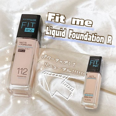 フィットミー リキッドファンデーション R/MAYBELLINE NEW YORK/リキッドファンデーションを使ったクチコミ（1枚目）