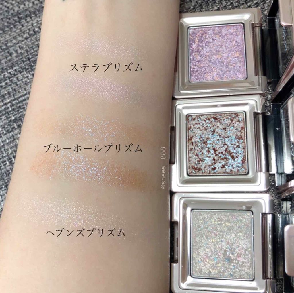 グリッタープリズム シャドウ/MISSHA/グリッターを使ったクチコミ（3枚目）