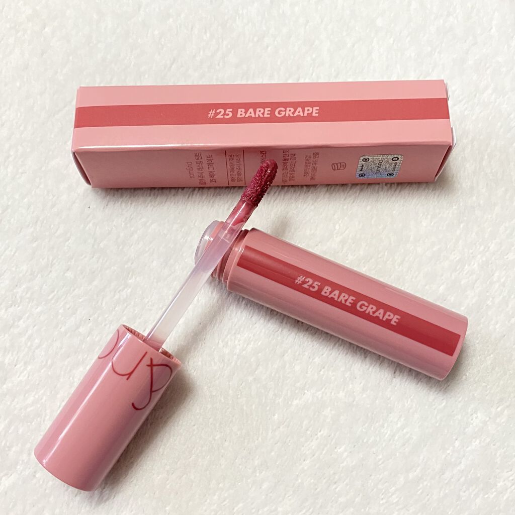 ジューシーラスティングティント/rom&nd/リップティントを使ったクチコミ（2枚目）