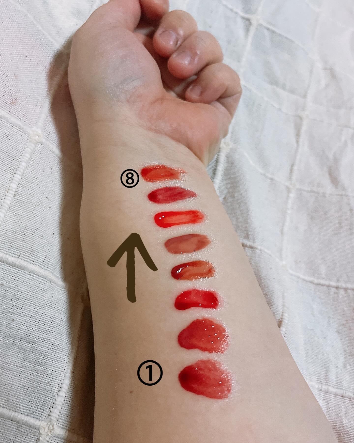 シャイン ムード スリック ティント/NACIFIC/リップティントを使ったクチコミ（3枚目）