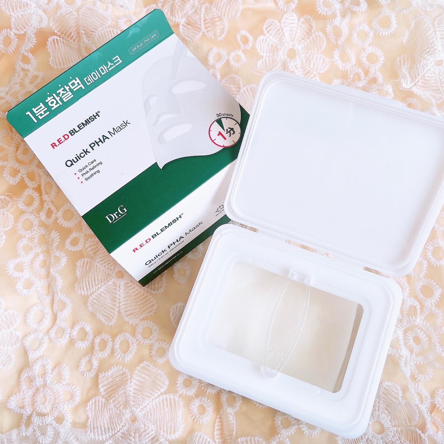 レッドブレミッシュクイックPHAシートマスク/Dr.G/シートマスク・パックを使ったクチコミ（3枚目）