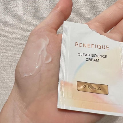 クリアバウンスクリーム /BENEFIQUE/フェイスクリームを使ったクチコミ(3枚目)