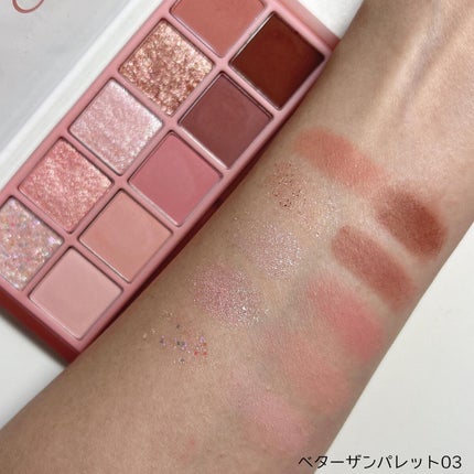 ベターザンパレット/rom&nd/アイシャドウパレットを使ったクチコミ(9枚目)