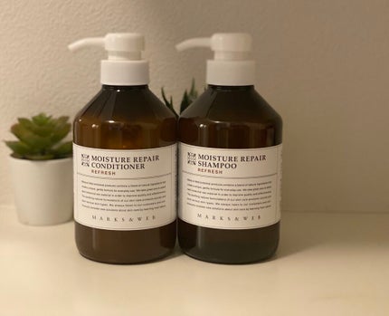モイスチャーリペアシャンプー リラックス/コンディショナー リラックス/MARKS&WEB/市販シャンプーを使ったクチコミ(1枚目)