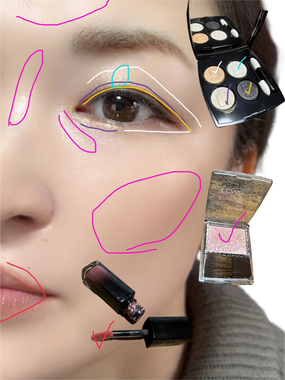 レ キャトル オンブル/CHANEL/アイシャドウパレットを使ったクチコミ（2枚目）