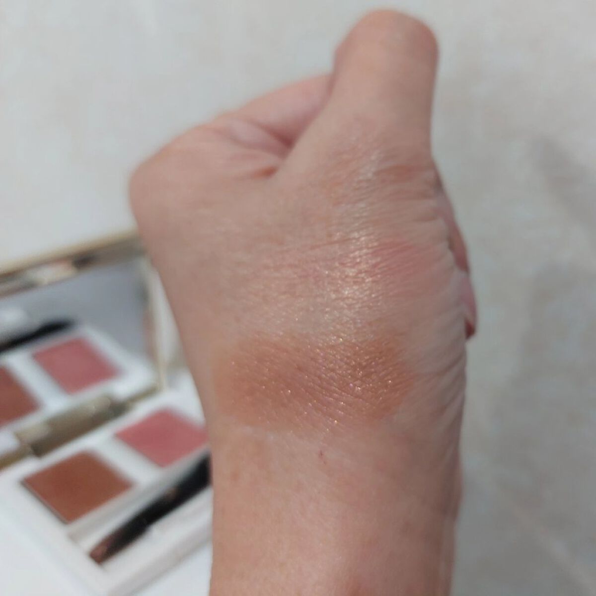 エレガンス エタンセル アルモニーアイズ 100(限定色) /Elégance/アイシャドウパレットを使ったクチコミ（3枚目）