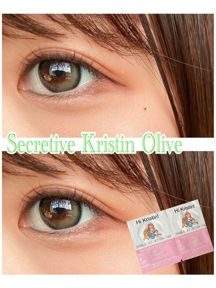 Secretive Kristen/Hapa kristin/カラーコンタクトレンズを使ったクチコミ(1枚目)