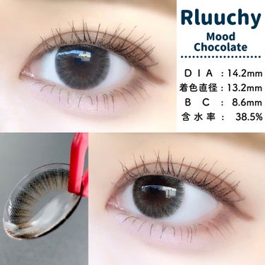 Rluuchy Oneday ヌーディブラウン/Torico Eye./カラーコンタクトレンズを使ったクチコミ（2枚目）