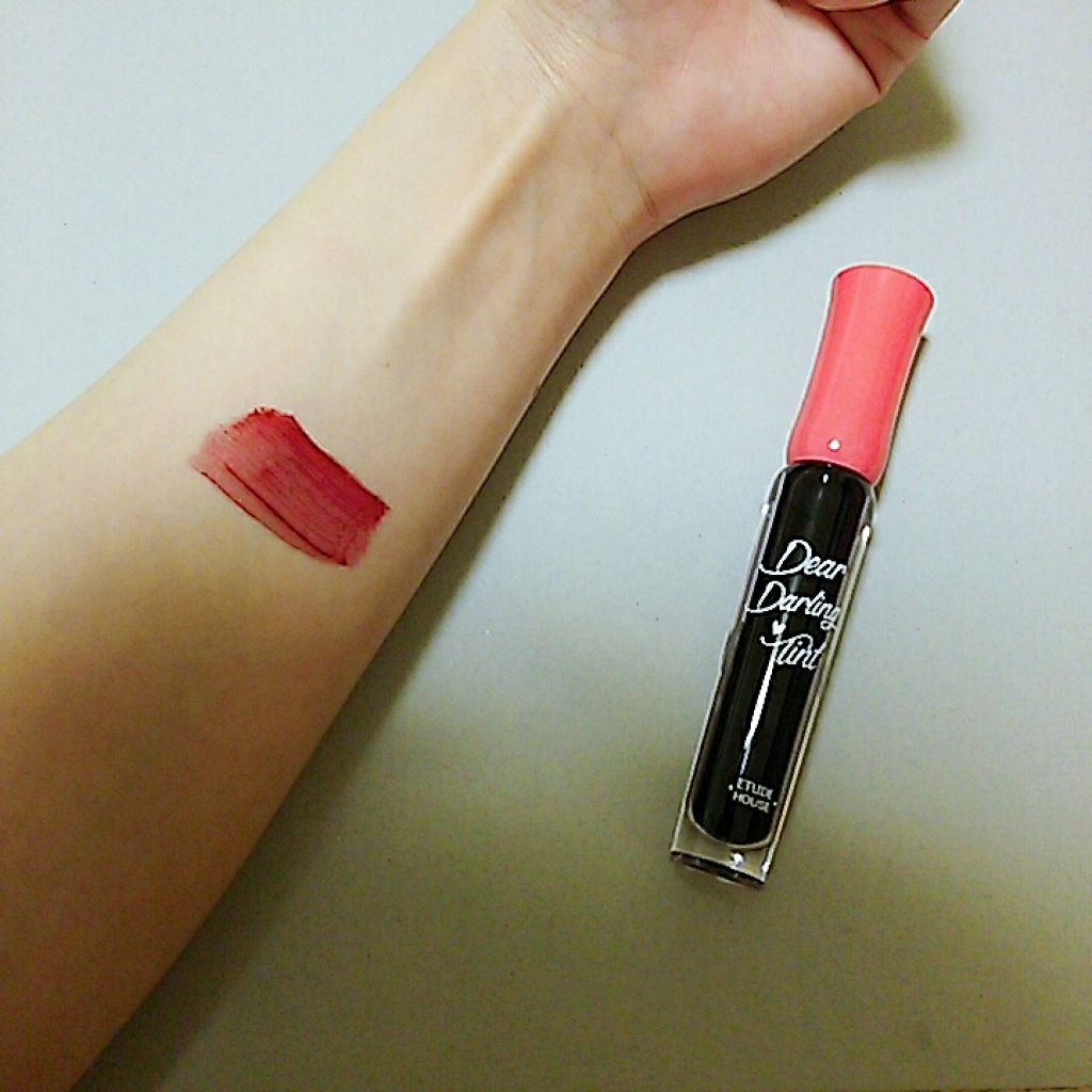 ディアダーリン ウォータージェルティント BK801(グレープ)（生産終了）/ETUDE/リップティントを使ったクチコミ（1枚目）