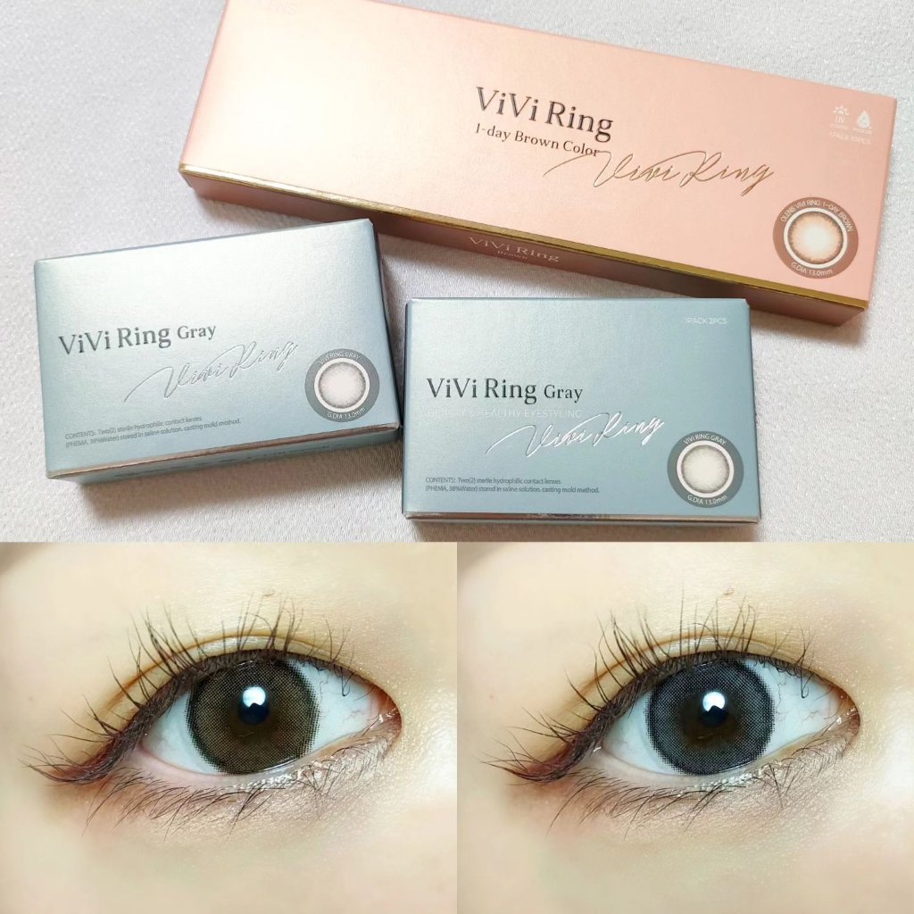 ViVi Ring 1day/OLENS/ワンデー（１DAY）カラコンを使ったクチコミ（1枚目）
