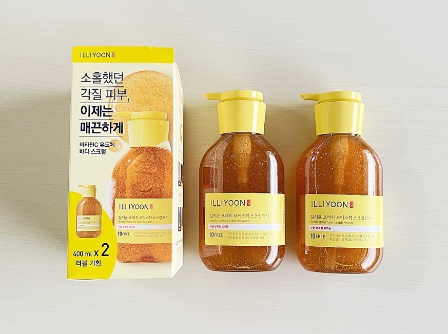 フレッシュモイスチャースクラブウォッシュ/ILLIYOON/ボディソープを使ったクチコミ（1枚目）