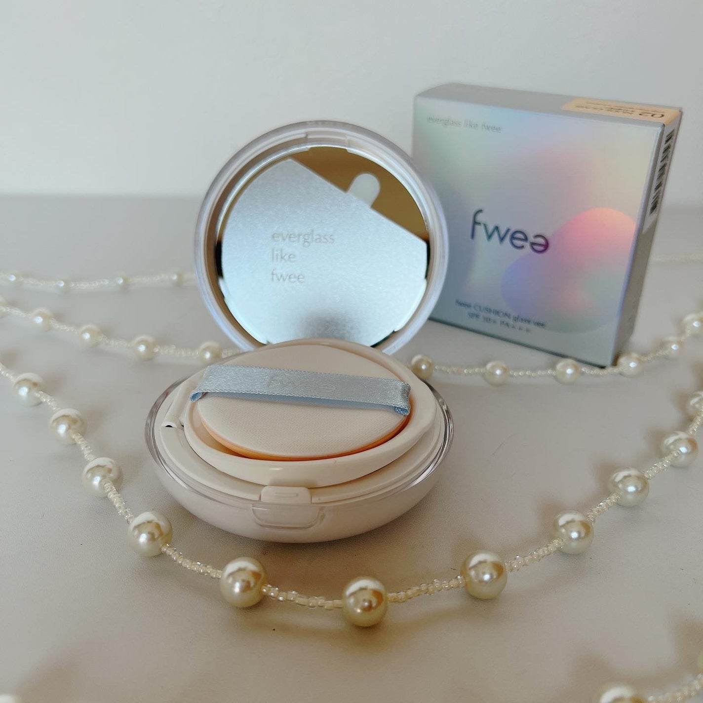 フィークッションガラス/fwee/クッションファンデーションを使ったクチコミ(2枚目)