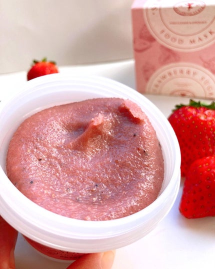 ストロベリーシュガー フードマスク/SKINFOOD/洗い流すパック・マスクを使ったクチコミ(2枚目)