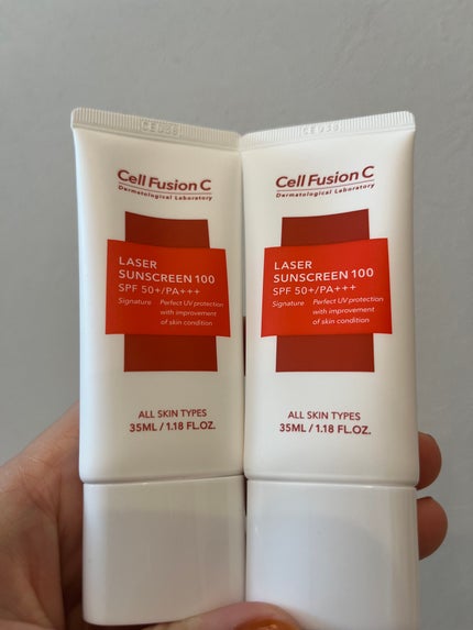 レーザーサンスクリーン 100/Cell Fusion C(セルフュージョンシー)/日焼け止めクリームを使ったクチコミ(2枚目)