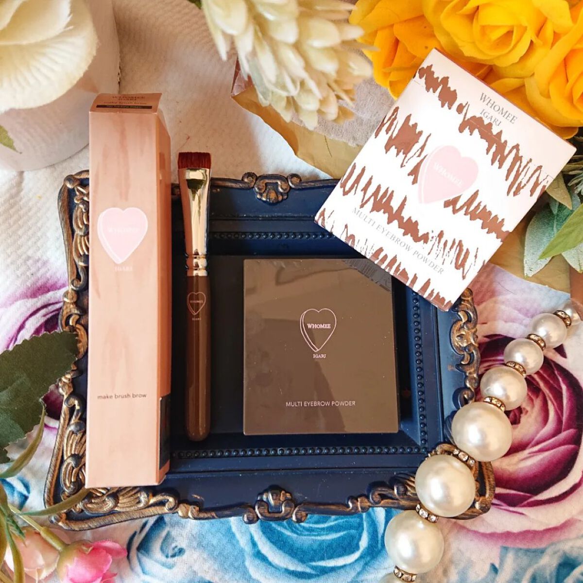 フーミー マルチアイブロウパウダー/WHOMEE/パウダーアイブロウを使ったクチコミ（1枚目）