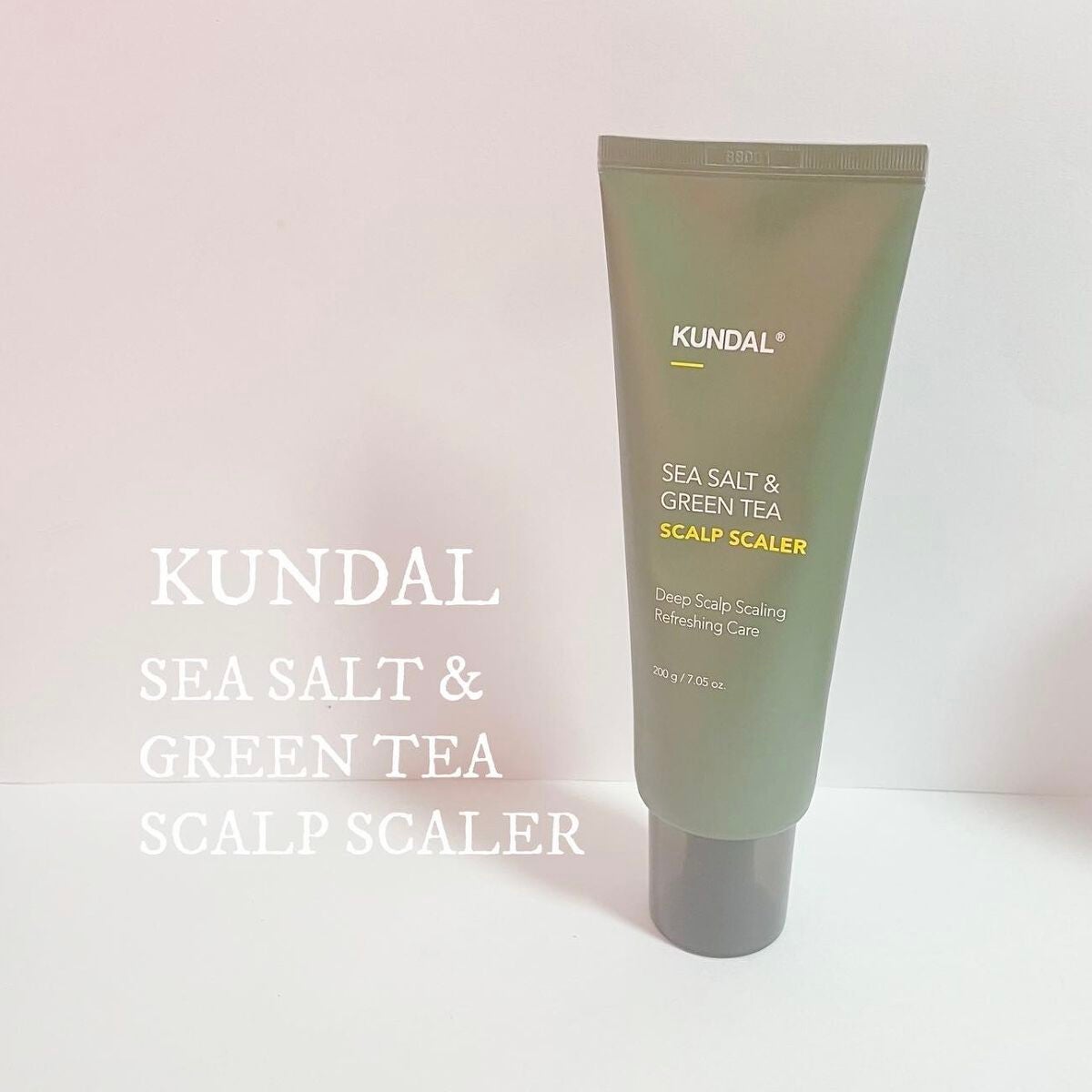 シーソルト&グリーンティー スカルプスケーラー/KUNDAL/ヘッドスクラブを使ったクチコミ(1枚目)