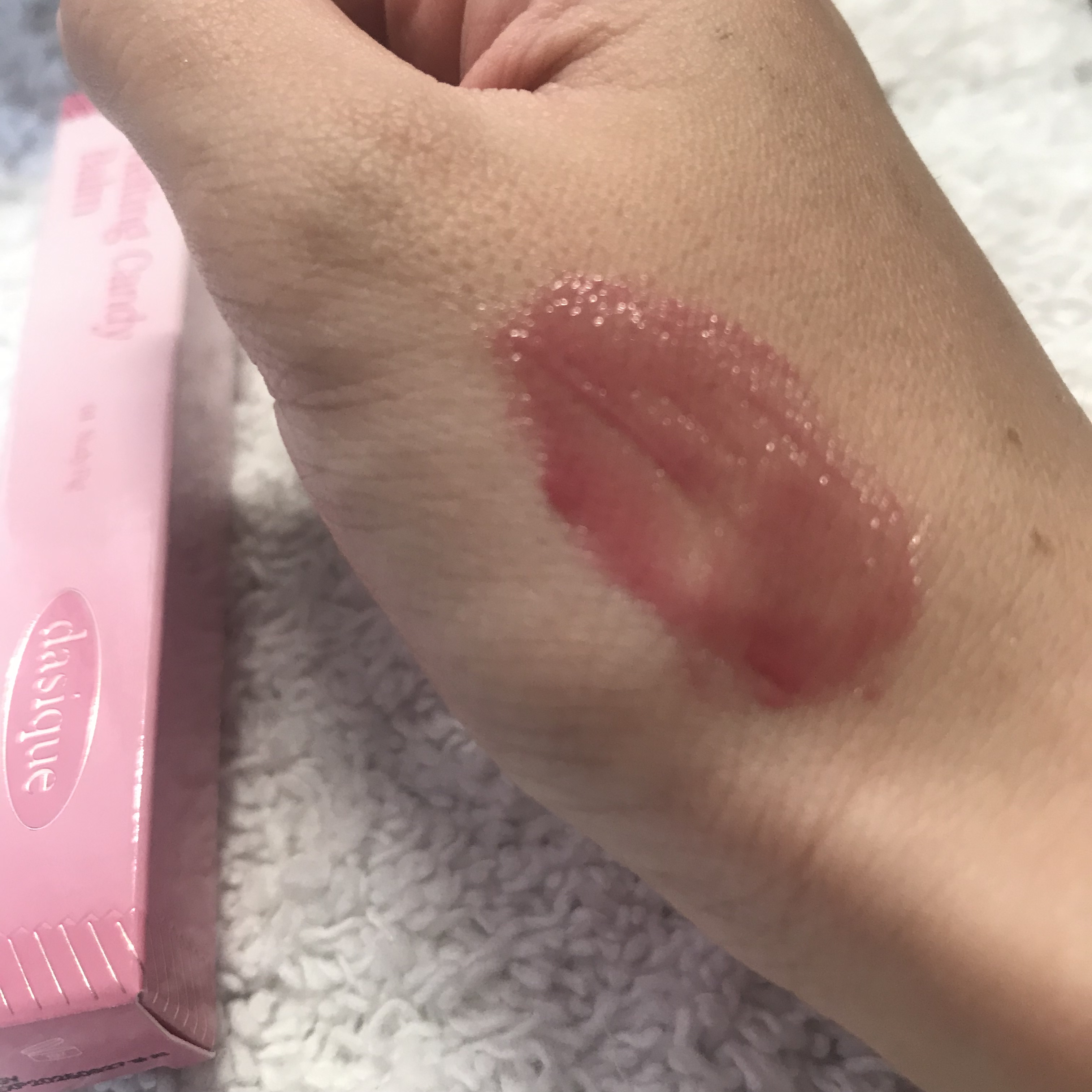 メルティングキャンディーバーム 04 ヌーディーフィグ/dasique/口紅を使ったクチコミ（3枚目）