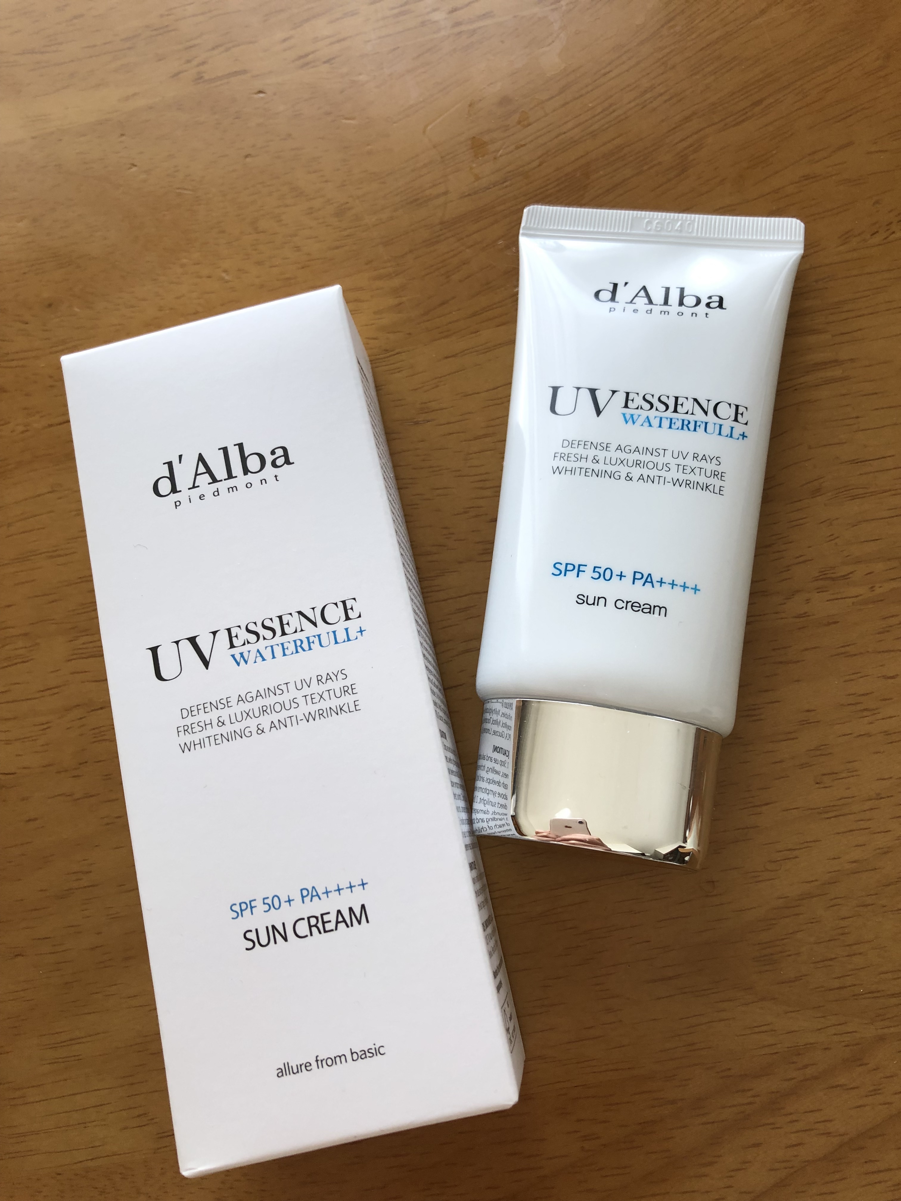 ダルバ ウォータフル エッセンス サンクリーム/ダルバ/日焼け止めクリームを使ったクチコミ（1枚目）