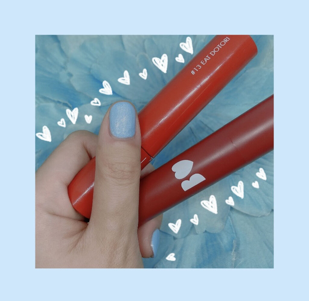 ジューシーラスティングティント/rom&nd/リップティントを使ったクチコミ（2枚目）