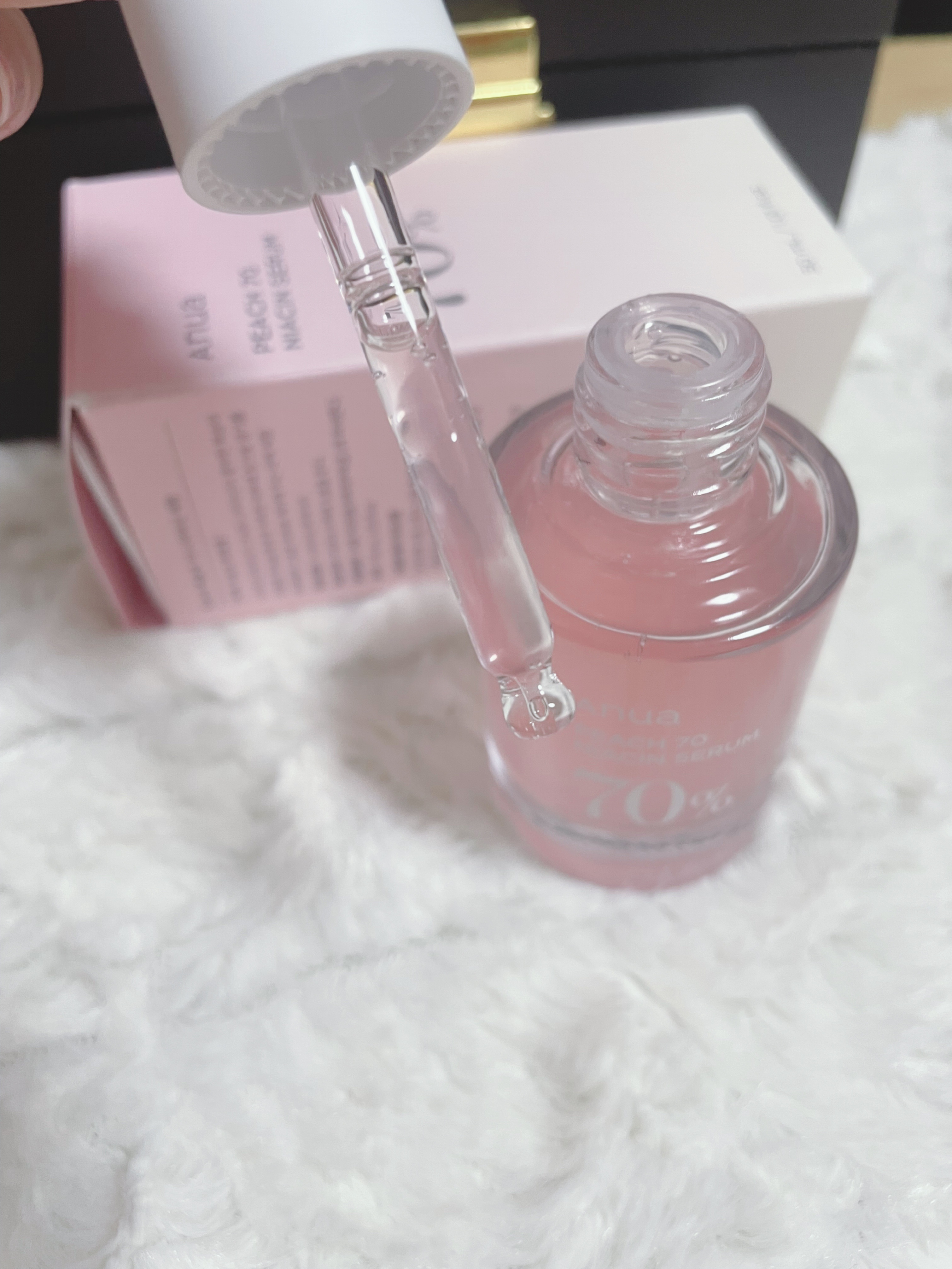 桃70%ナイアシンセラム/Anua/美容液を使ったクチコミ（2枚目）