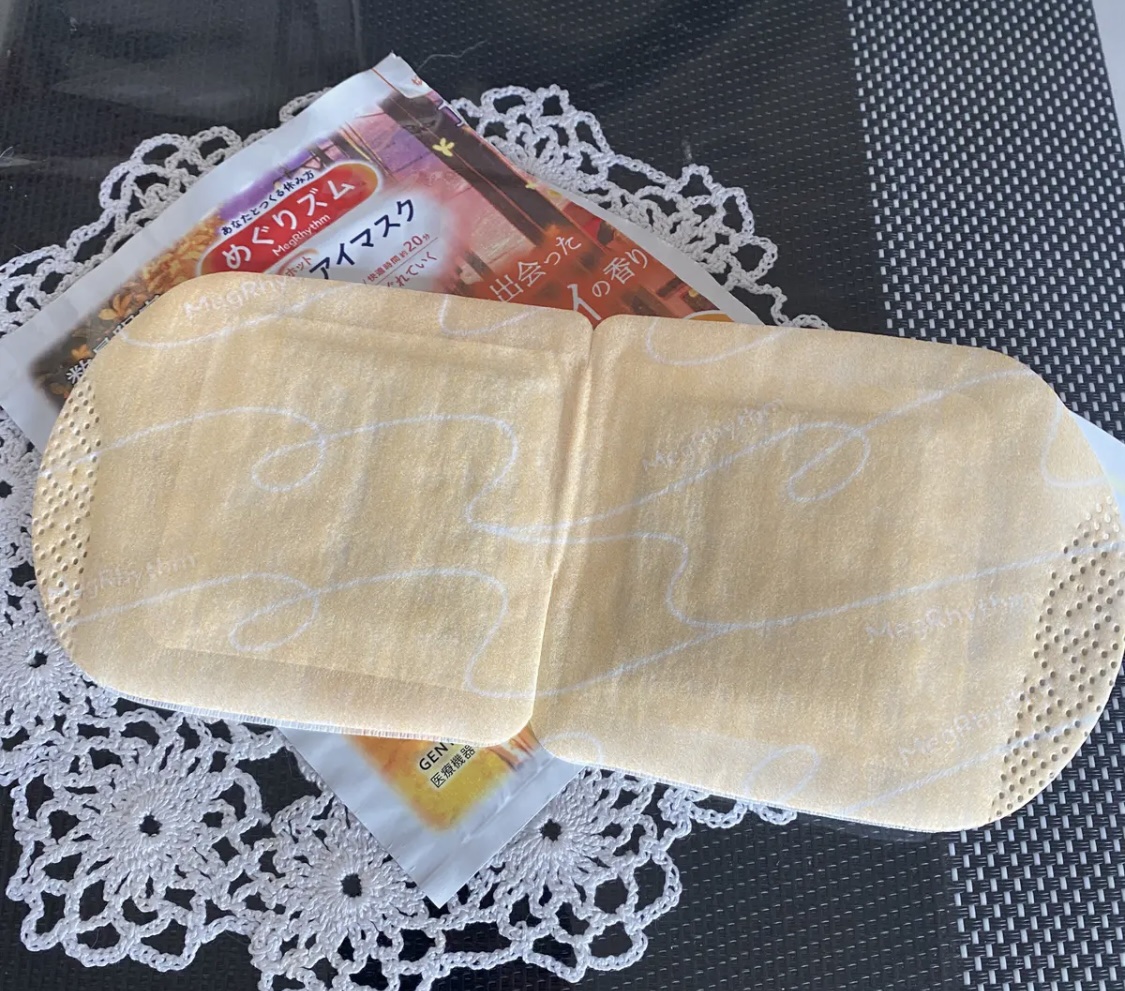 めぐりズム 蒸気でホットアイマスク あの日道端で出会った キンモクセイの香り/めぐりズム/ホットアイマスクを使ったクチコミ（3枚目）