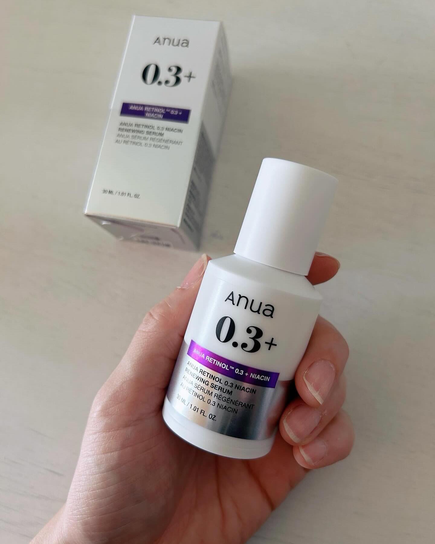 レチノール0.3 ナイアシンリニューイングセラム/Anua/美容液を使ったクチコミ（1枚目）