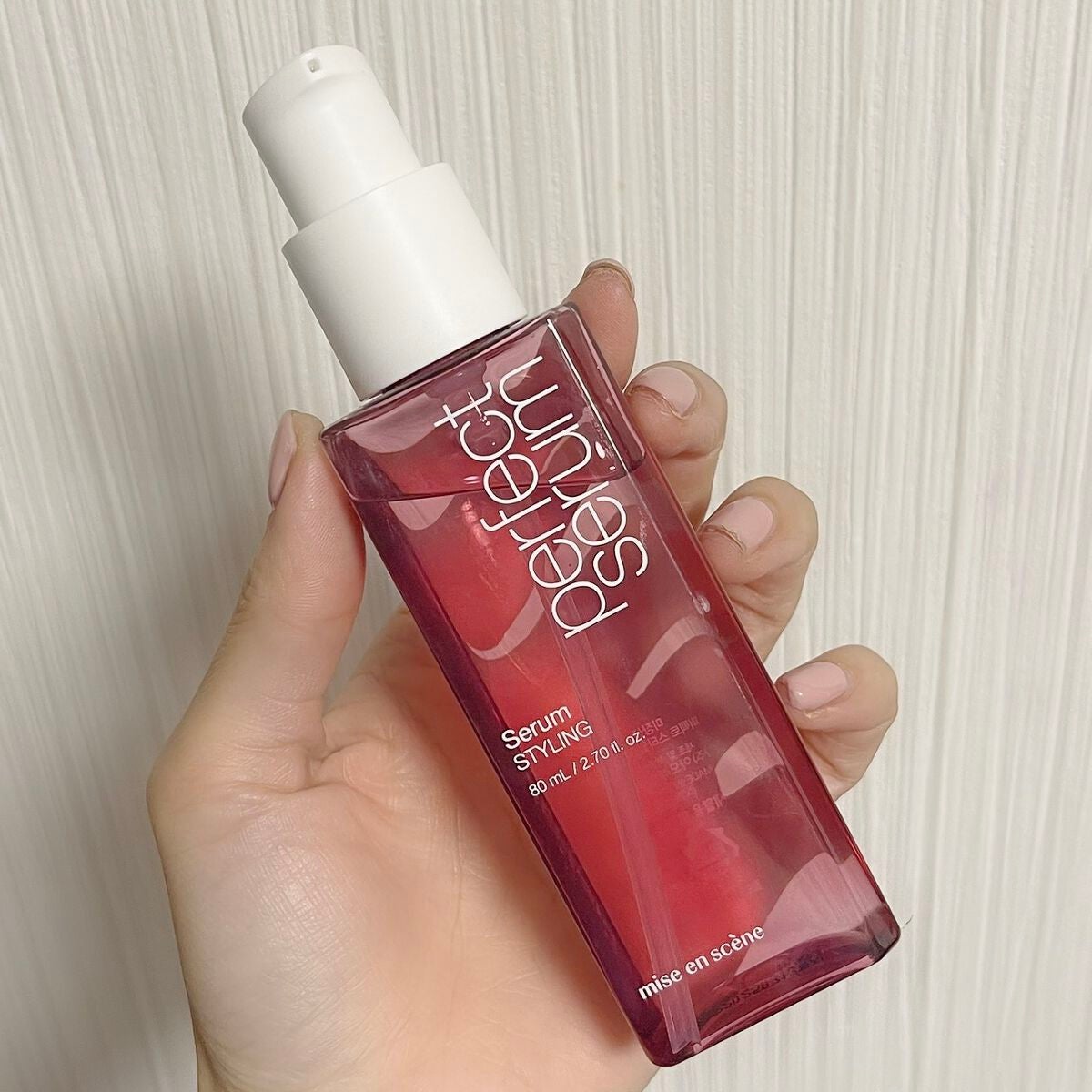 スタイリングセラム/miseenscene/ヘアオイルを使ったクチコミ(1枚目)