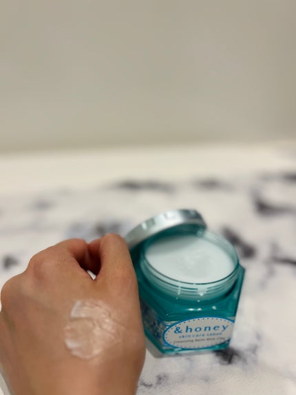 アンドハニー サボン クレンジングバーム ブルークレイ/&honey/クレンジングバームを使ったクチコミ(2枚目)