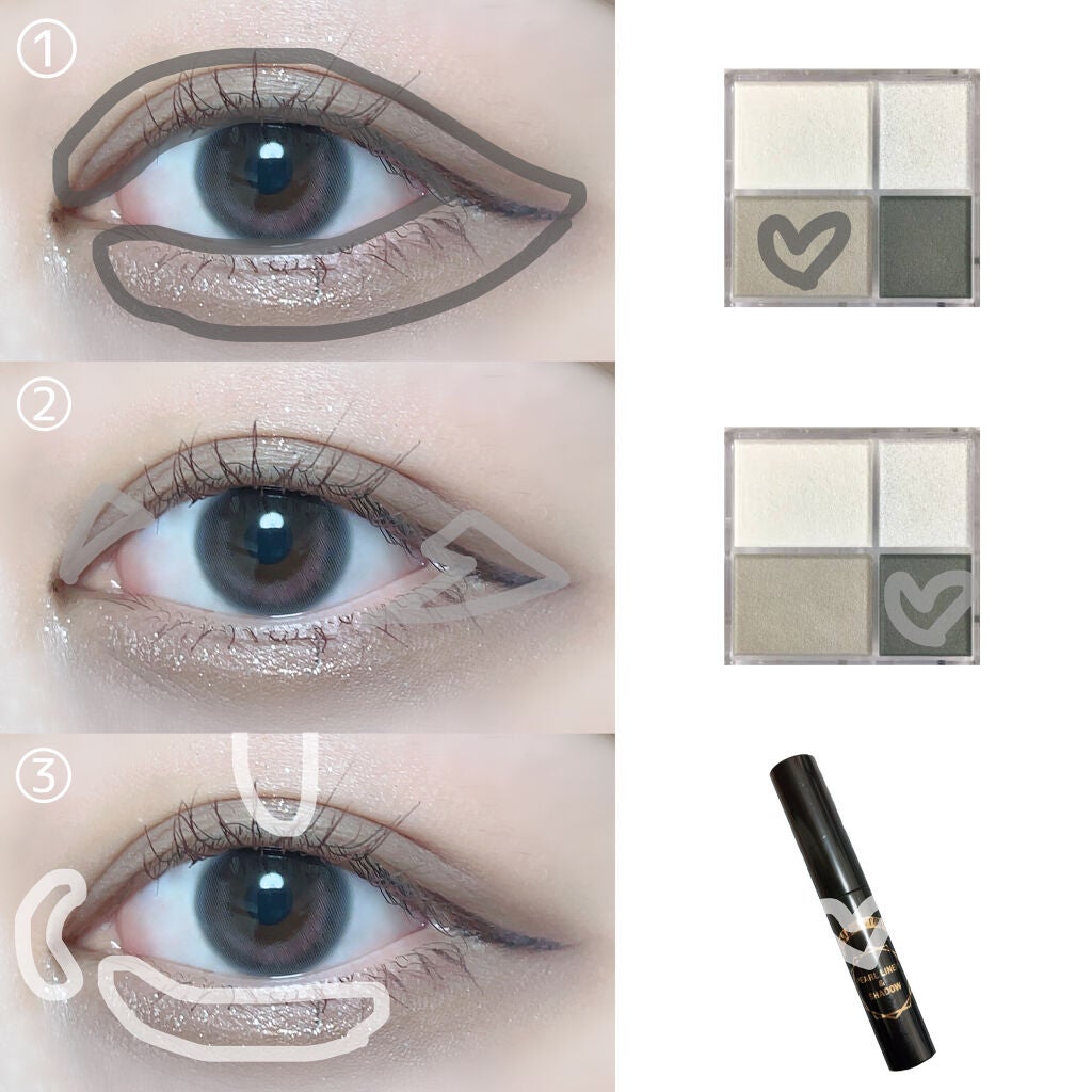 パールライナー&シャドウ/パルガントン/リキッドアイライナーを使ったクチコミ(2枚目)