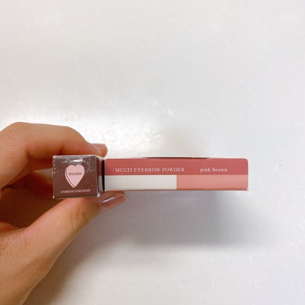 フーミー マルチアイブロウパウダー/WHOMEE/パウダーアイブロウを使ったクチコミ(4枚目)