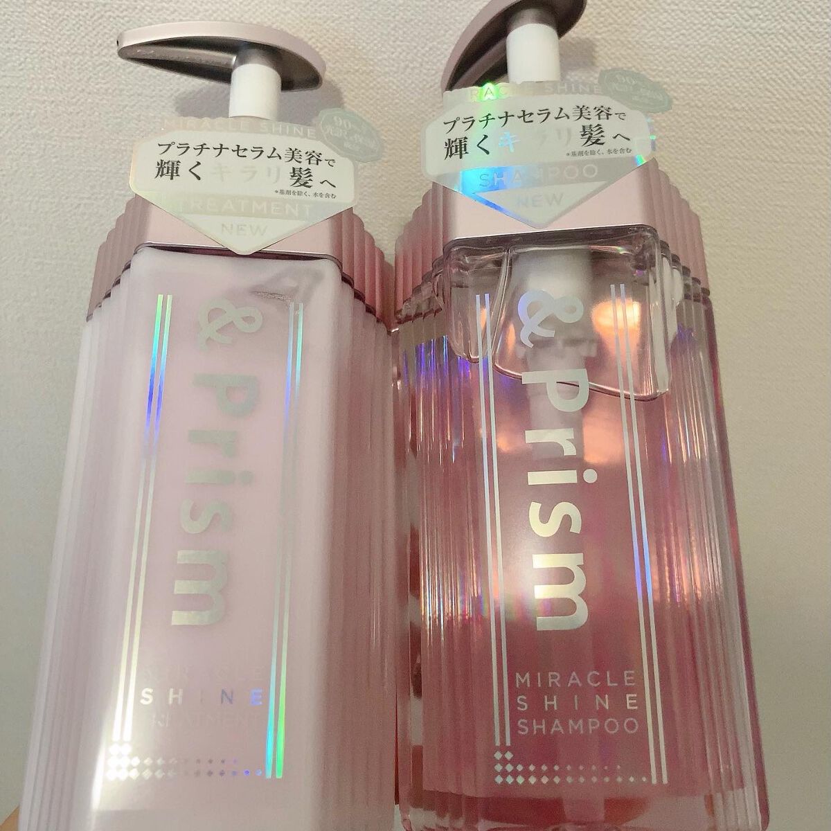 ミラクル シャイン シャンプー/ヘアトリートメント/&Prism/市販シャンプーを使ったクチコミ(1枚目)