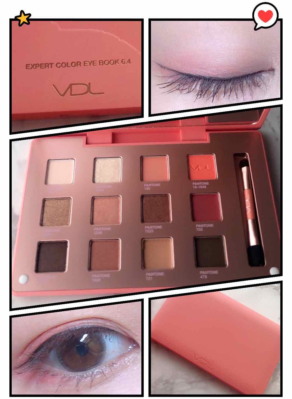 Expert Color Eye Book 6.4 /VDL/アイシャドウパレットを使ったクチコミ（1枚目）