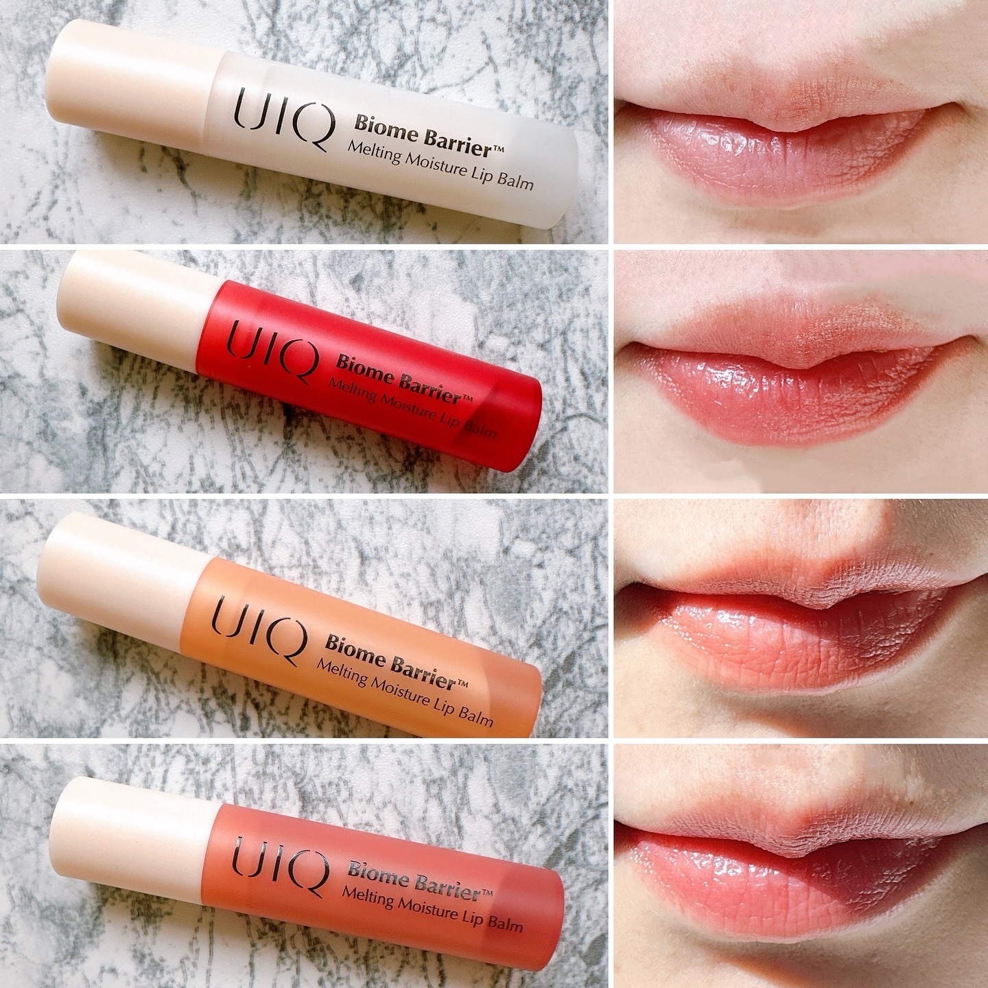 バイオームバリアメルティングモイスチャーリップバーム/UIQ/リップバームを使ったクチコミ（2枚目）
