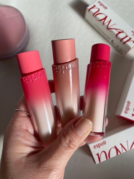 ノーウェアリップスティック バーミンググロー/espoir/口紅を使ったクチコミ(2枚目)