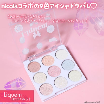 9ラメパレット/Liquem/アイシャドウパレットを使ったクチコミ(2枚目)