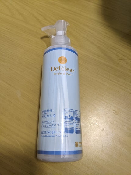 DETクリア ブライト&ピール ピーリングジェリー<無香料タイプ>/Detclear/ピーリングを使ったクチコミ(1枚目)