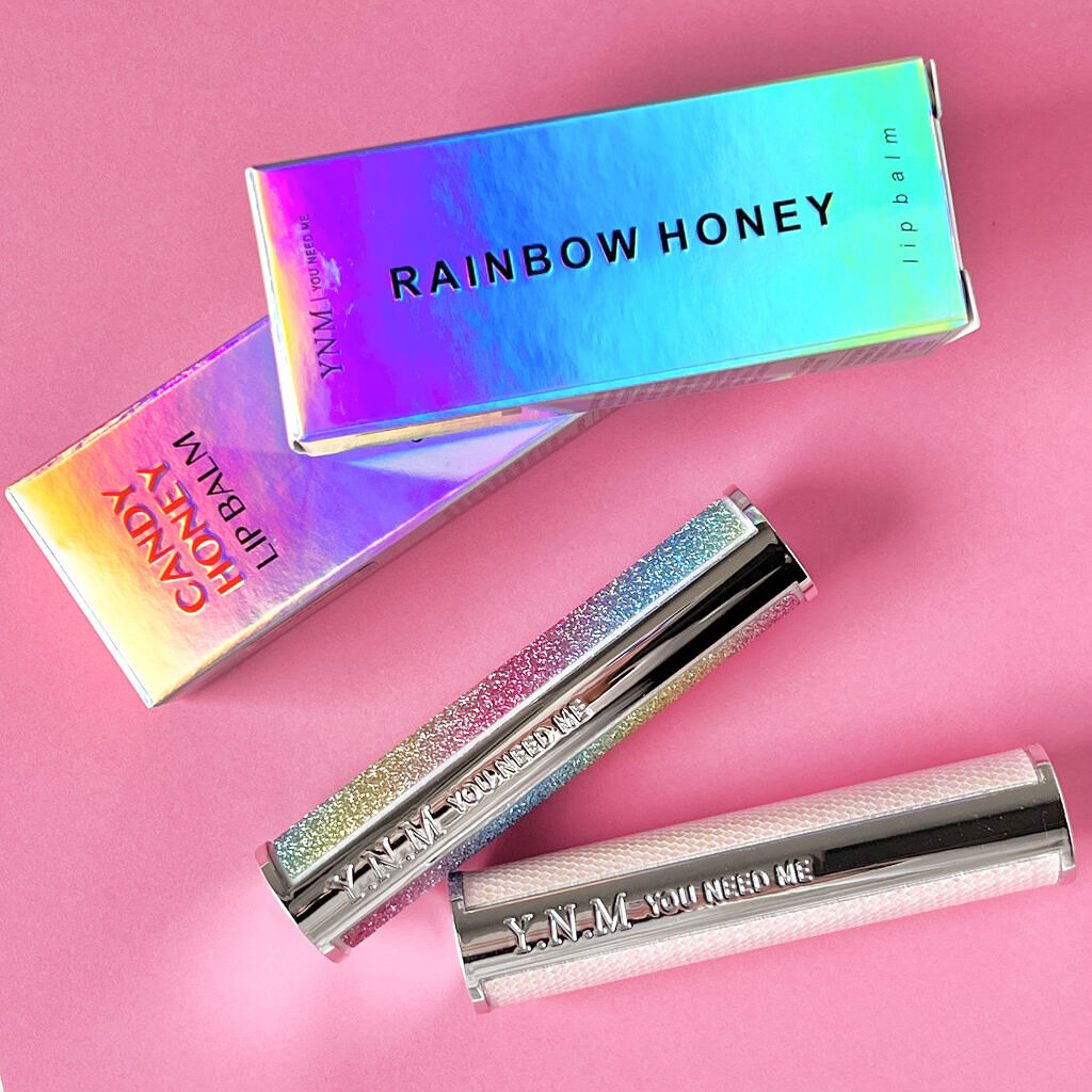 YNM  レインボーハニーリップバーム/YNM/リップバームを使ったクチコミ（2枚目）