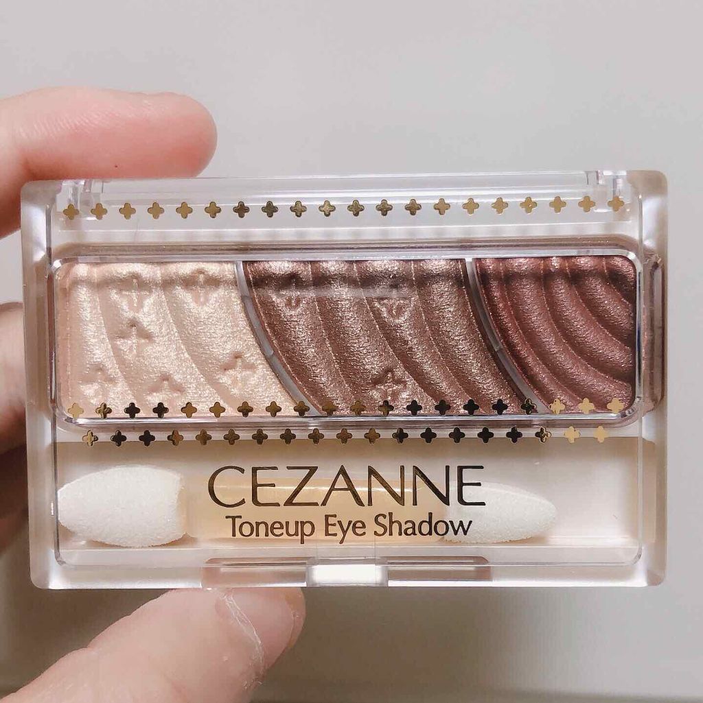トーンアップアイシャドウ/CEZANNE/アイシャドウパレットを使ったクチコミ(1枚目)