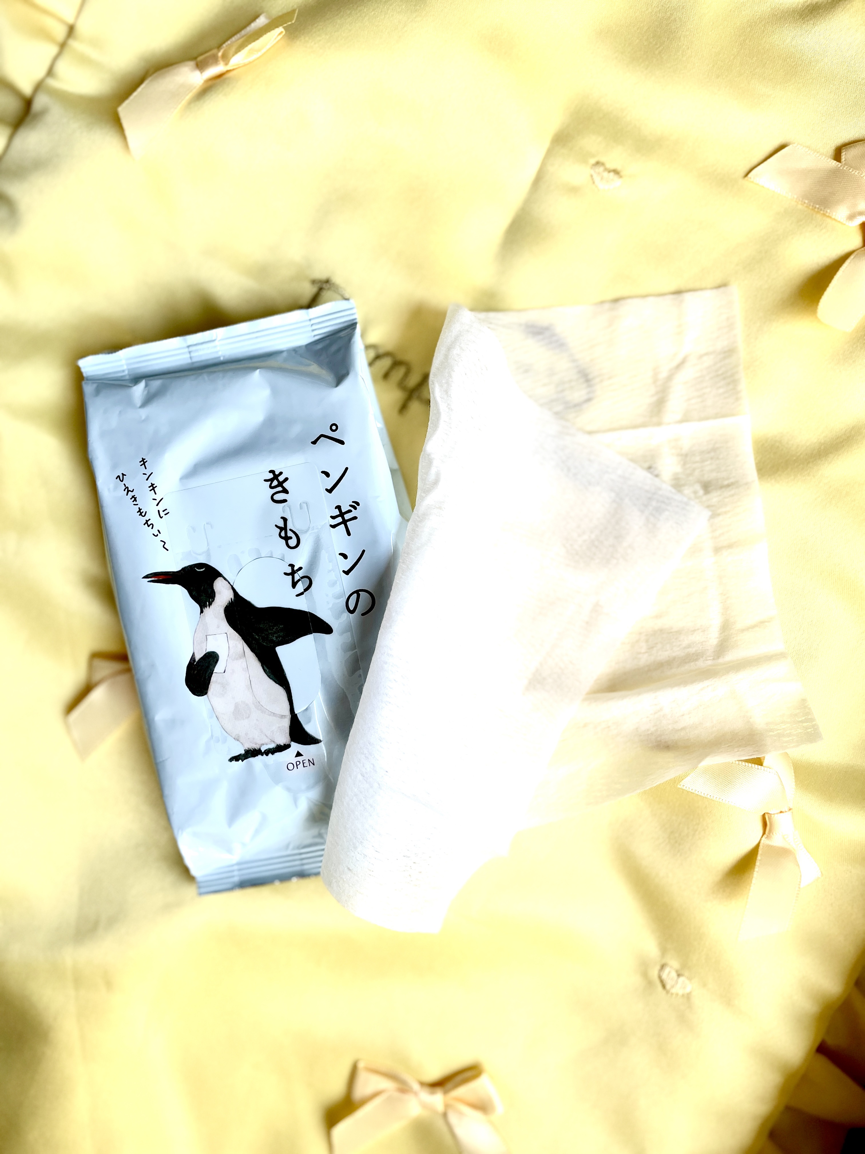 キモチ 氷冷ボディーシート ペンギンのきもち/キモチ/ボディシートを使ったクチコミ（1枚目）