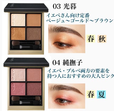 カラリスト☆*°モカママ on LIPS 「.【SUQQUシグニチャーカラーアイズ】¥7,700人気デパコ..」（3枚目）