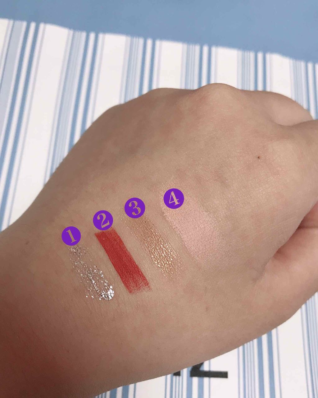 キラキラ アイシャドウ/ETUDE/スティックアイシャドウを使ったクチコミ（3枚目）