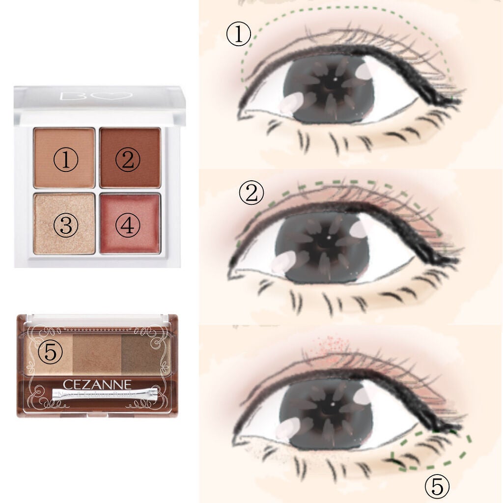 ノーズ&アイブロウパウダー/CEZANNE/パウダーアイブロウを使ったクチコミ(4枚目)