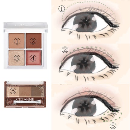 ノーズ&アイブロウパウダー/CEZANNE/パウダーアイブロウを使ったクチコミ(4枚目)