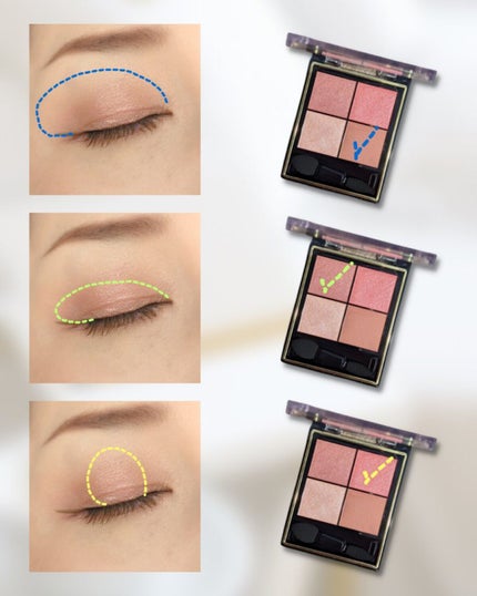 リアルクローズシャドウ/excel/アイシャドウパレットを使ったクチコミ(4枚目)